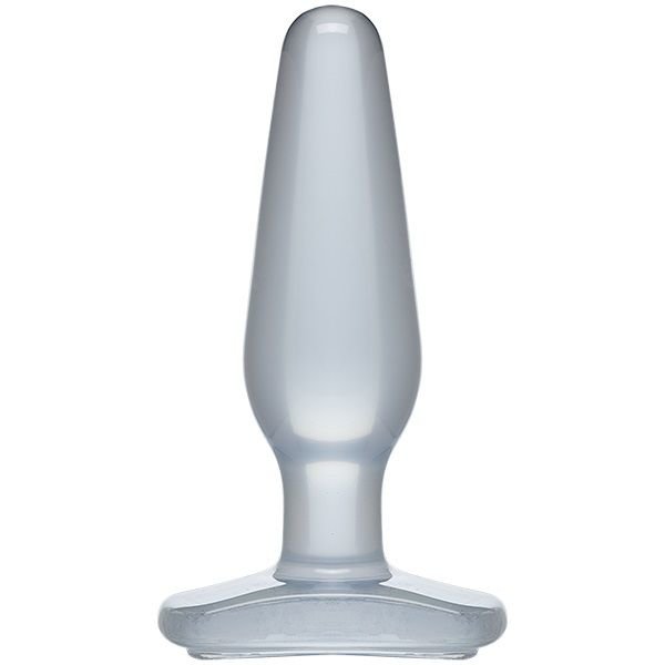 Doc Johnson Crystal Jellies Butt Plug Clear Medium