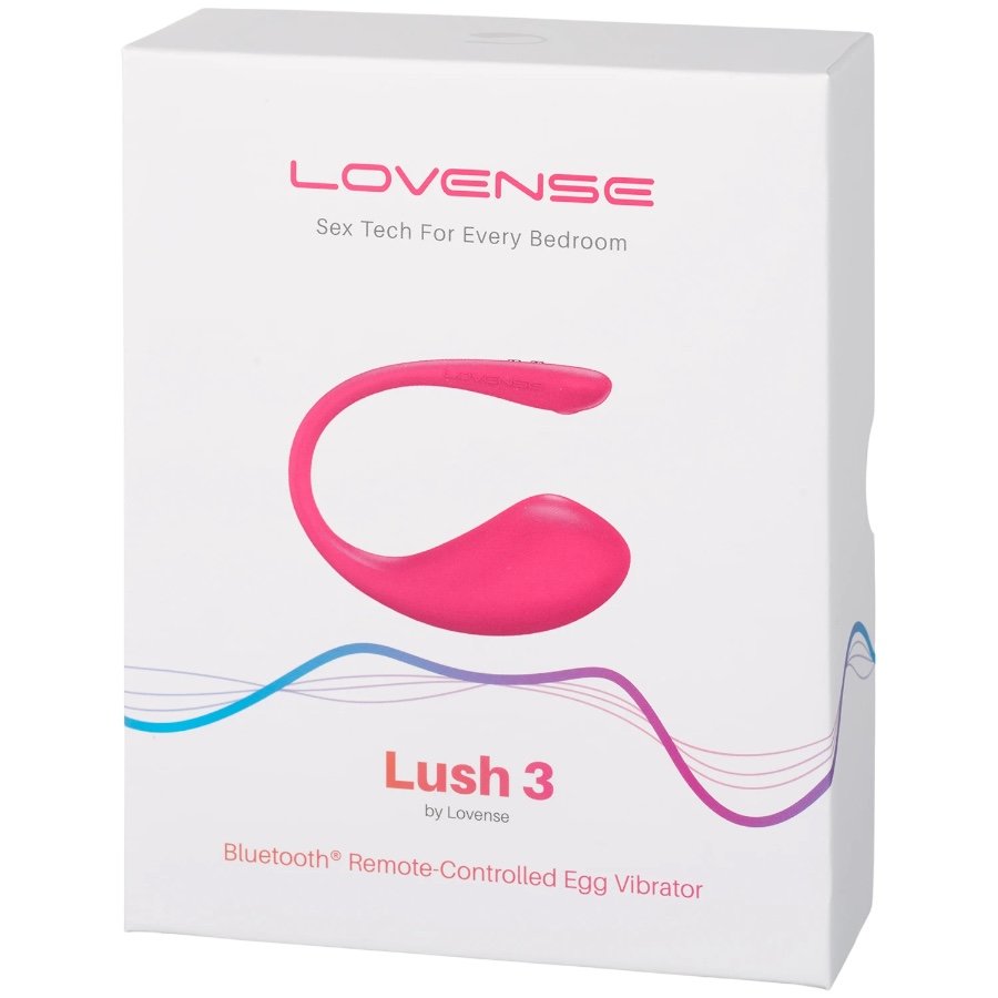 Lovense Lush 3 App Controlled Rechargeable Vibrating Love Egg