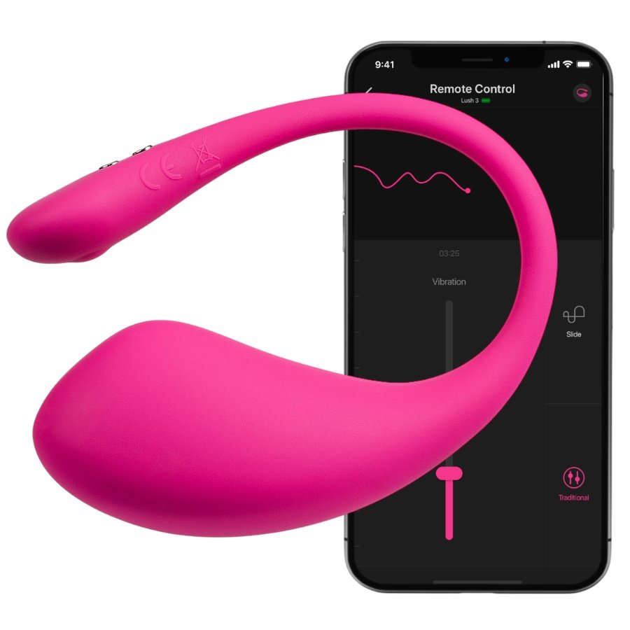 Lovense Lush 3 App Controlled Rechargeable Vibrating Love Egg
