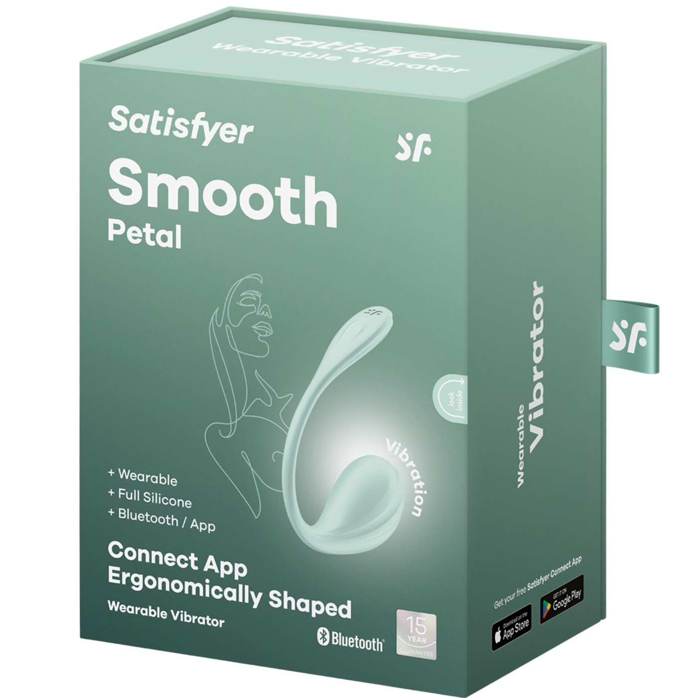 Satisfyer Smooth Petal App Controlled Vibrating Love Egg