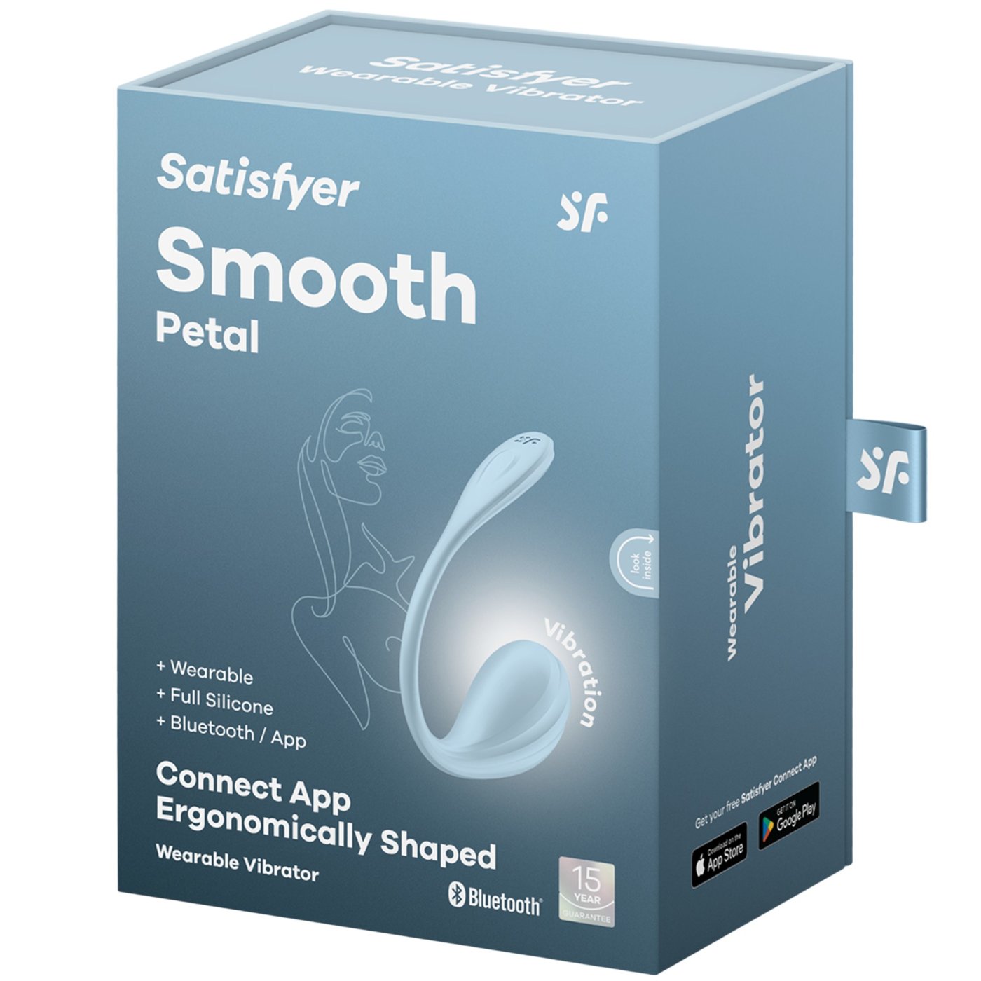 Satisfyer Smooth Petal App Controlled Vibrating Love Egg