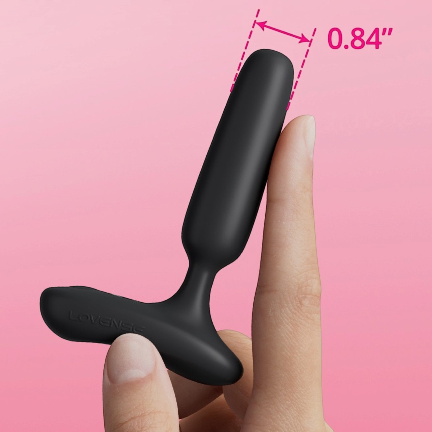 Lovense Glint App-Controlled Touch-Responsive Vibrating Butt Plug