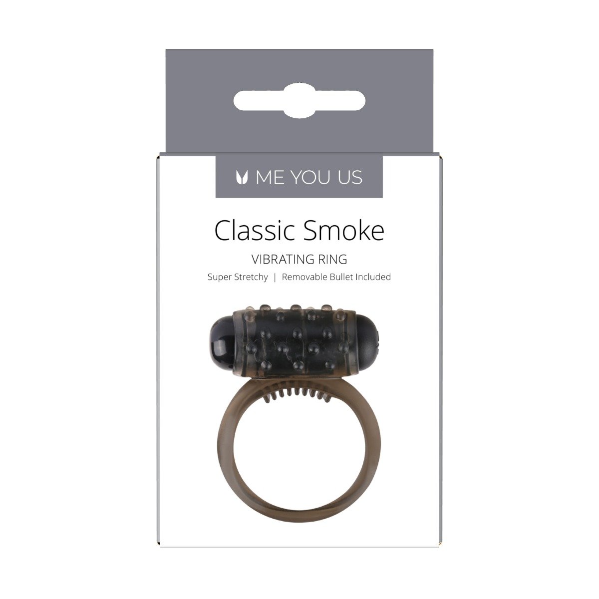 Me You Us Classic Smoke Vibrating Waterproof Cock Ring