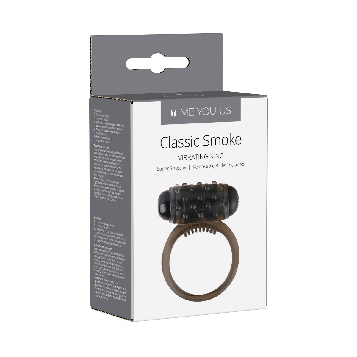 Me You Us Classic Smoke Vibrating Waterproof Cock Ring