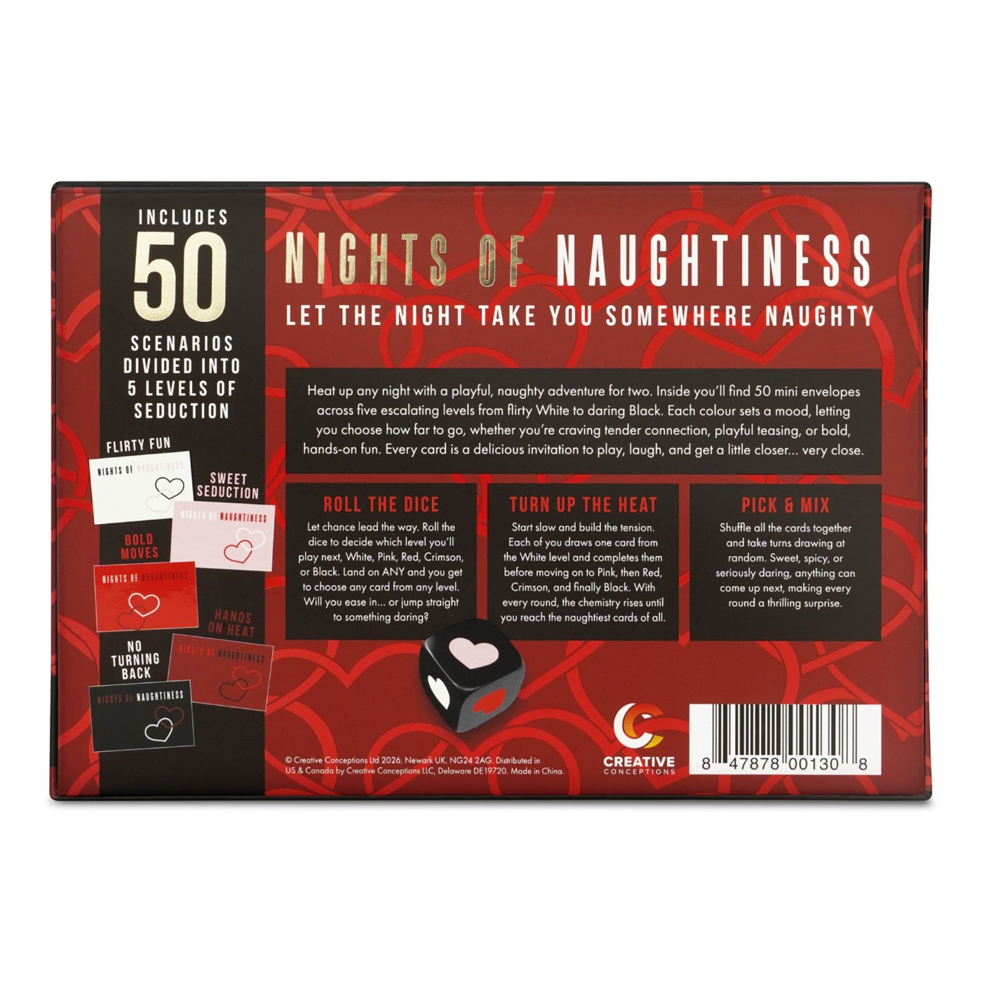 Nights of Naughtiness Couples Card Game