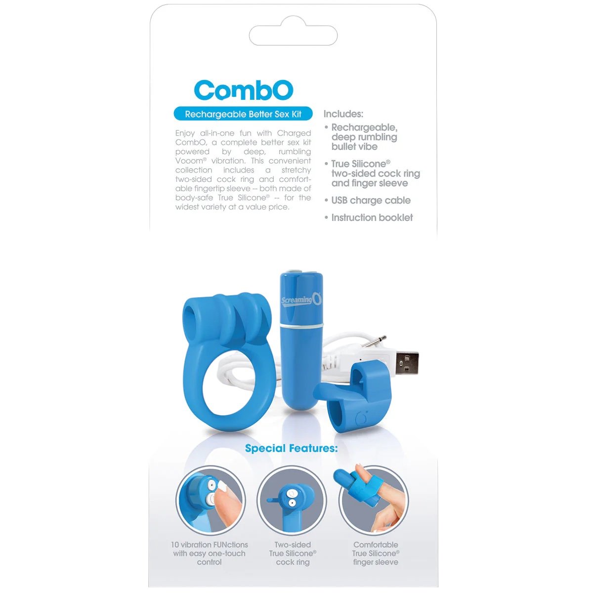 Screaming O Charged CombO Kit  Blue