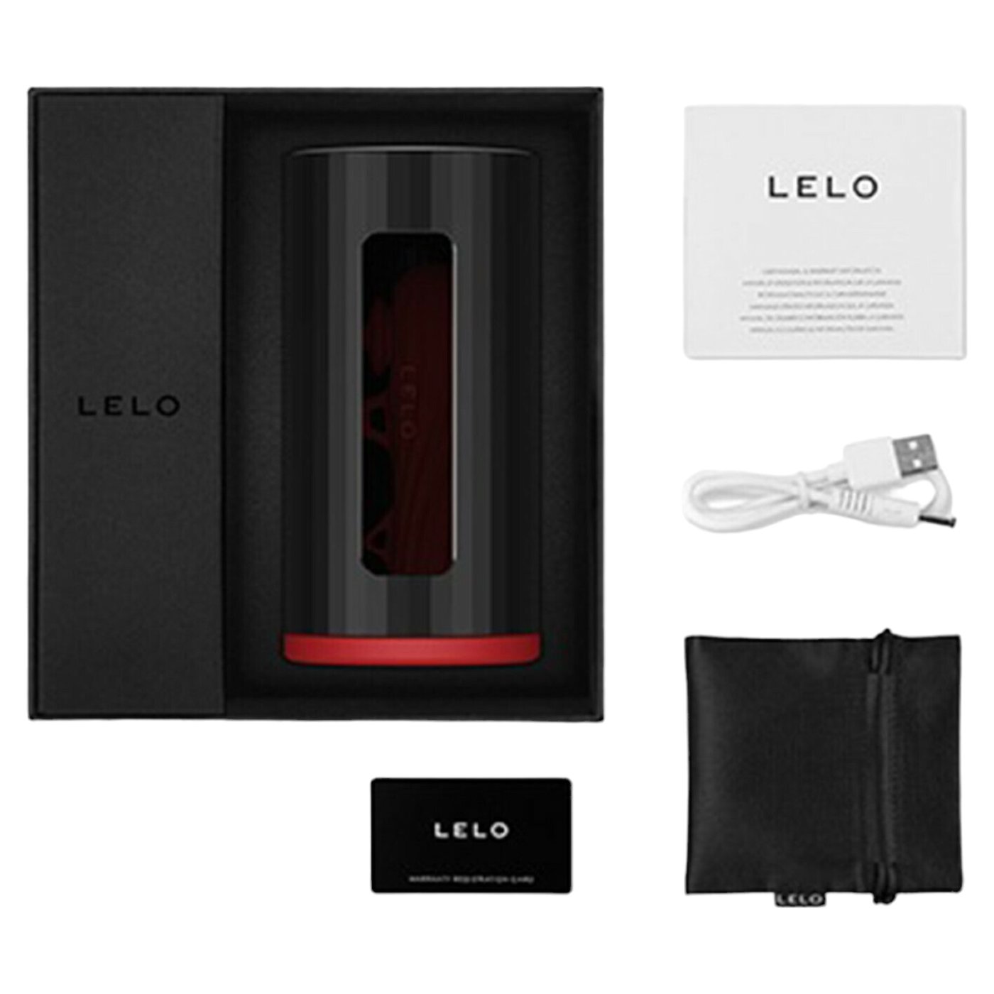 LELO F1S V2X Highest-Tech Male Masturbator-RED