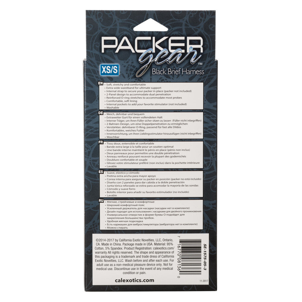 CalExotics Packer Gear Brief Harness XS/S