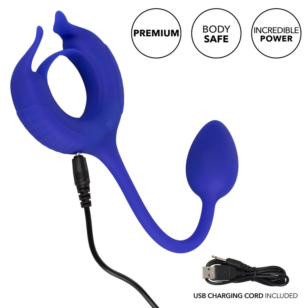 CalExotics Admiral Plug and Weighted Cock Ring