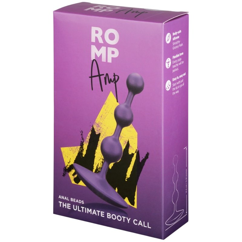 ROMP Amp Silicone Anal Beads 5 Inch