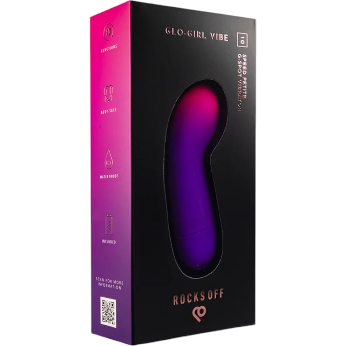 Rocks Off Glo-Girl Vibe Discreet G Spot Vibrator