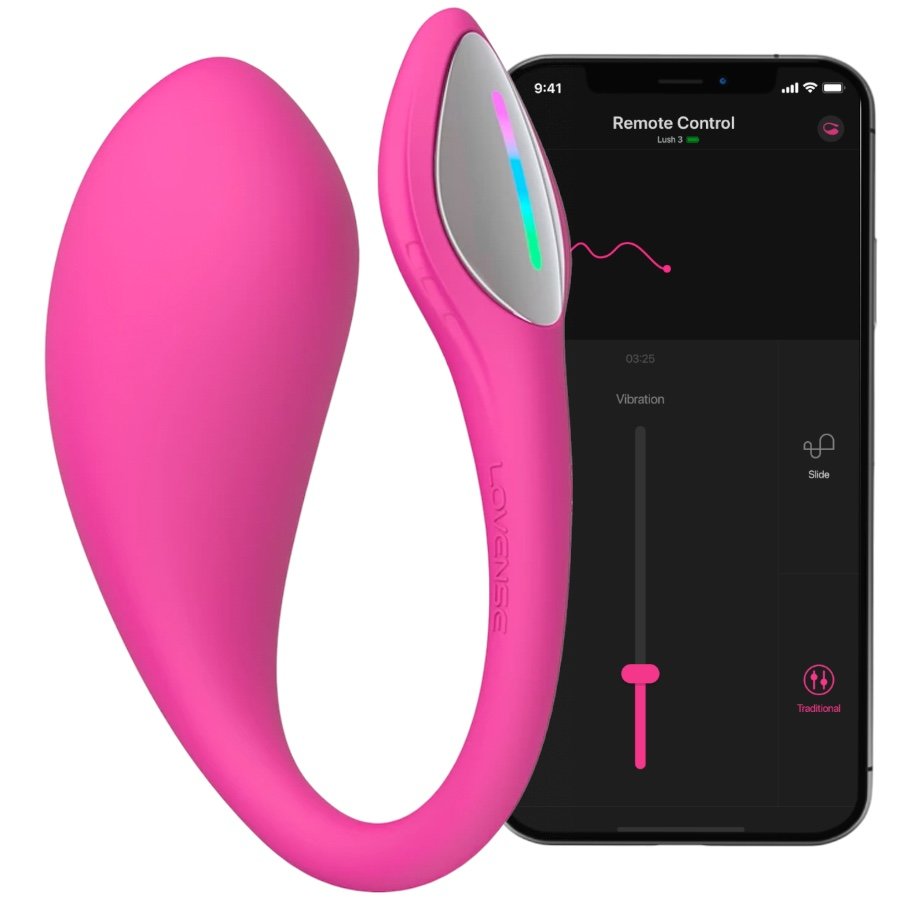 Lovense Lush 4 Bluetooth App-Controlled G-Spot Vibrating Egg