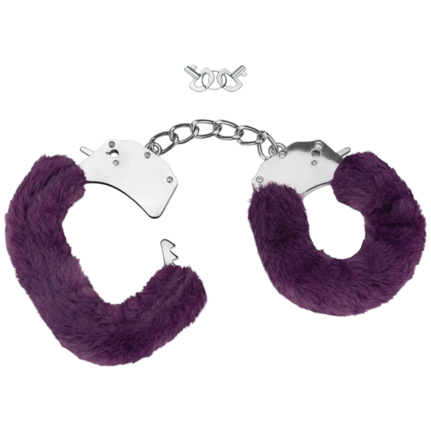 Me You Us Furry Handcuffs Purple