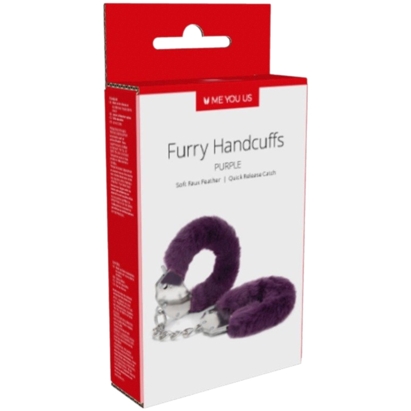 Me You Us Furry Handcuffs Purple