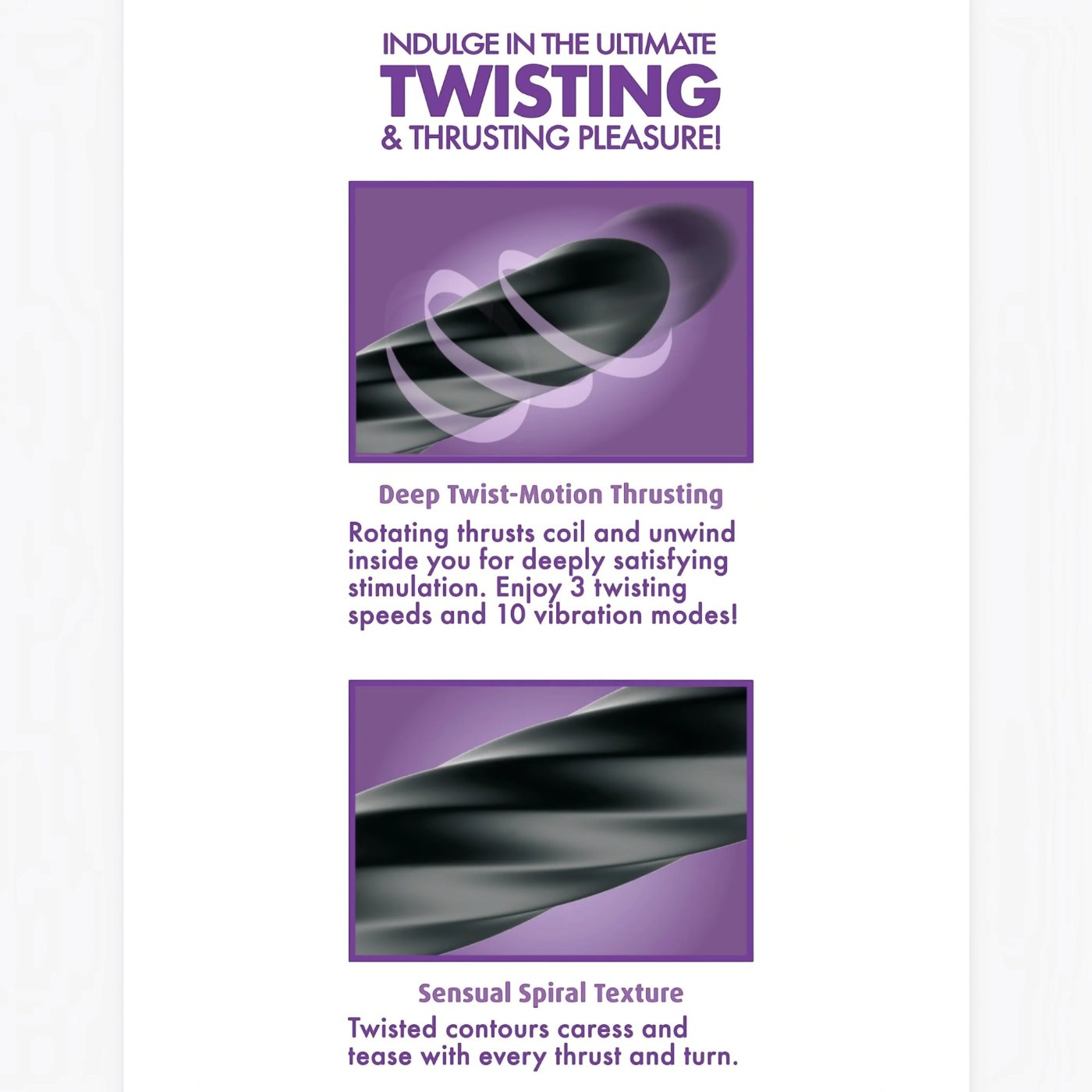 Anal Fantasy Elite Twist Ecstasy Rotating and Thrusting Anal Vibrator