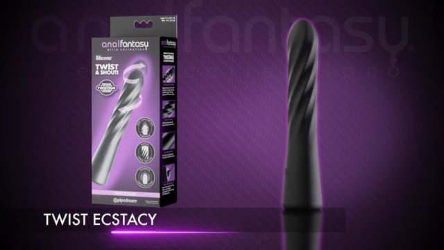 Anal Fantasy Elite Twist Ecstasy Rotating and Thrusting Anal Vibrator