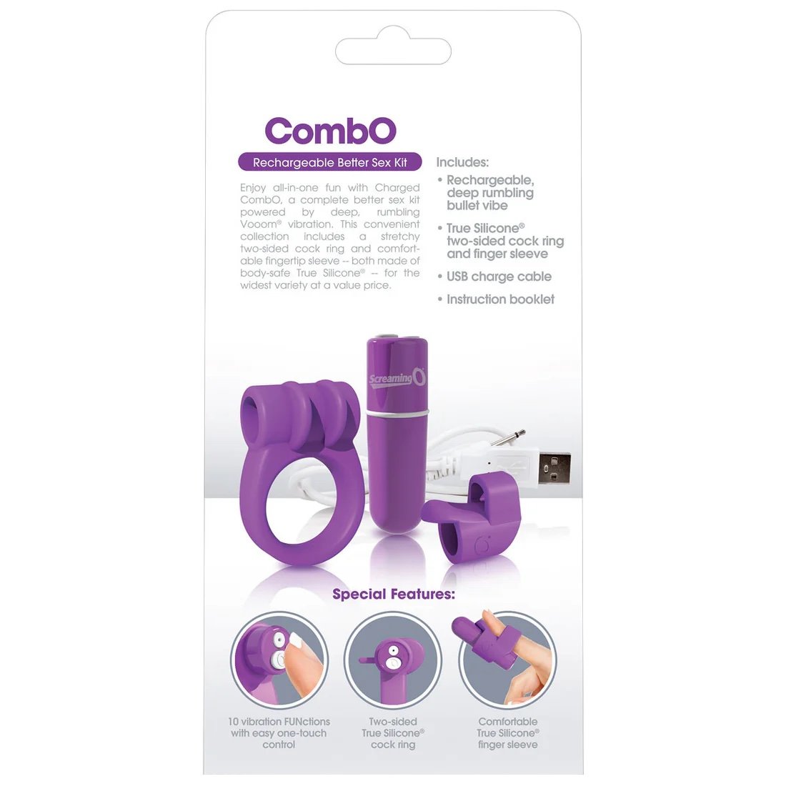 Screaming O Charged CombO Kit Purple
