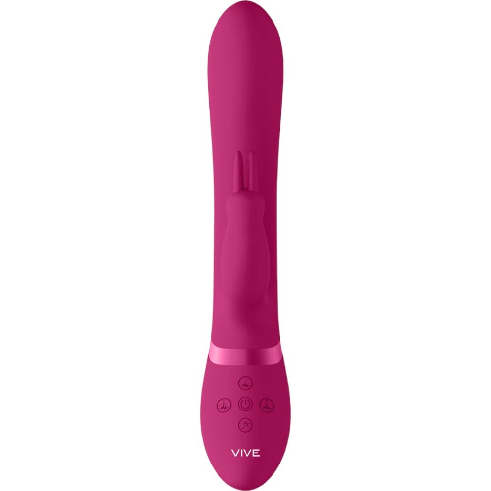 Vive Amoris Pink Rabbit Vibrator With Stimulating Beads