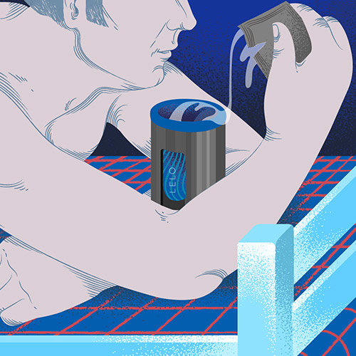 LELO F1S V2X Highest-Tech Male Masturbator-BLUE