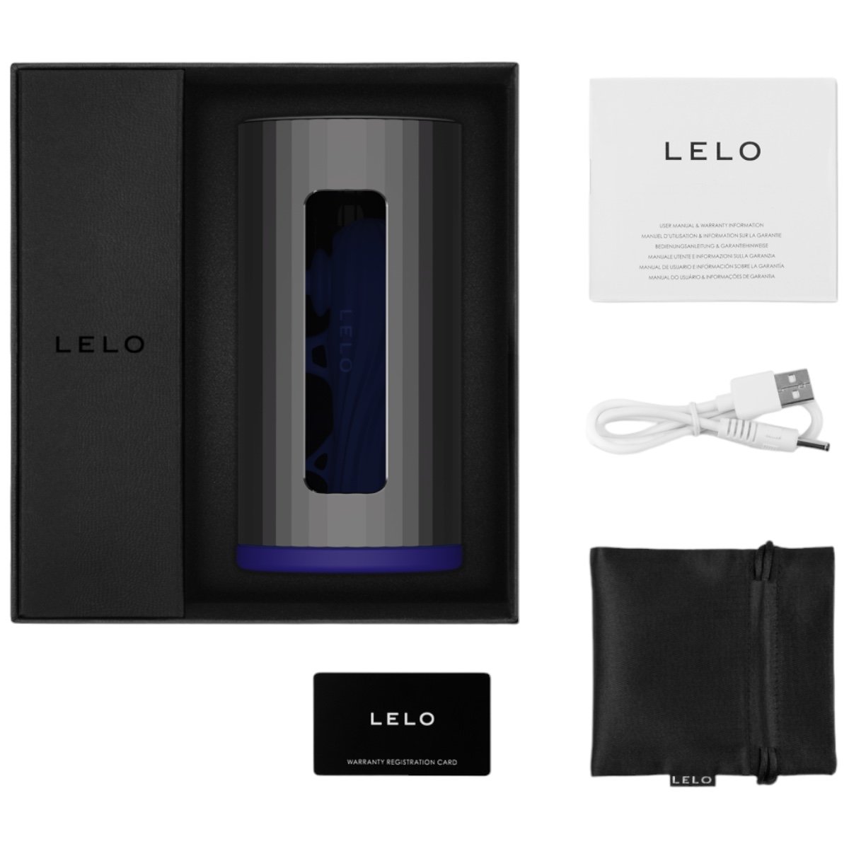 LELO F1S V2X Highest-Tech Male Masturbator-BLUE