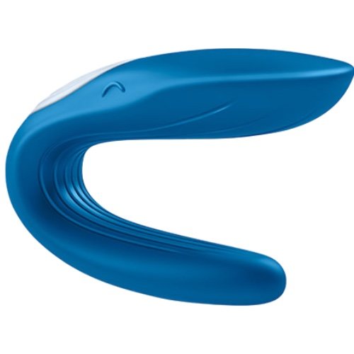 Satisfyer Partner Whale Couples Air Pulse Stimulator Blue