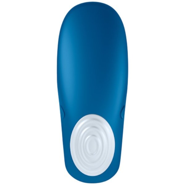 Satisfyer Partner Whale Couples Air Pulse Stimulator Blue
