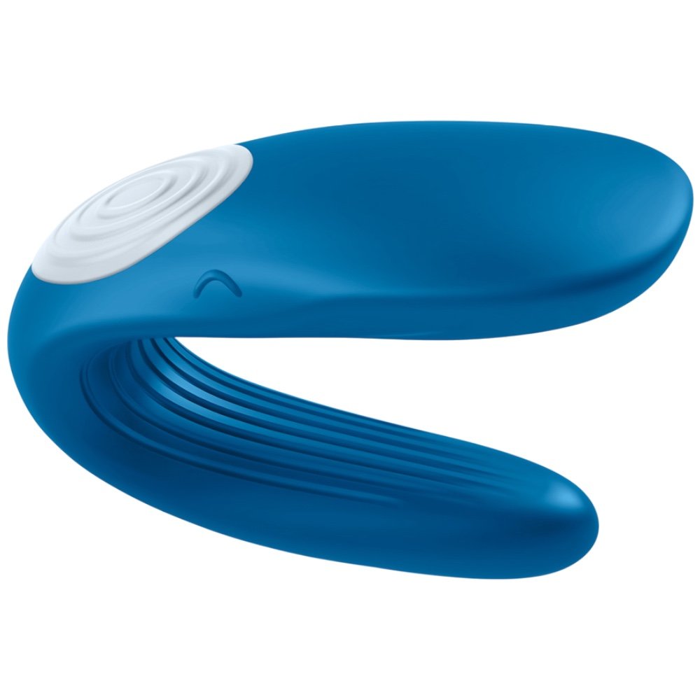 Satisfyer Partner Whale Couples Air Pulse Stimulator Blue