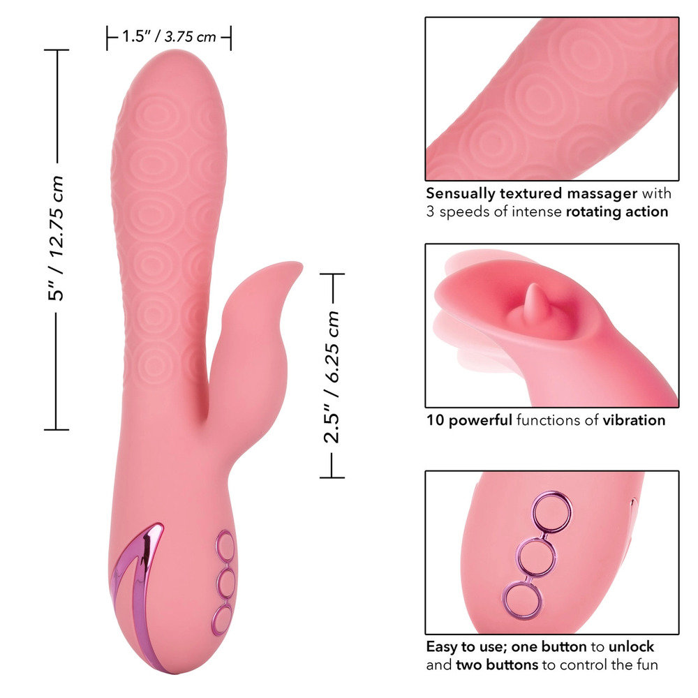 California Dreaming Pasadena Player Rechargeable Rabbit Vibrator