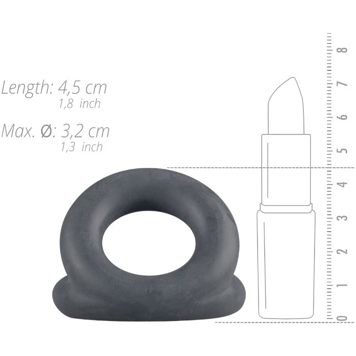 Boners Open Cocksling Triple Cock Ring Grey