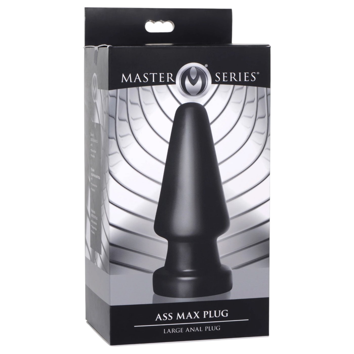 Master Series Ass Max Large Anal Plug Black