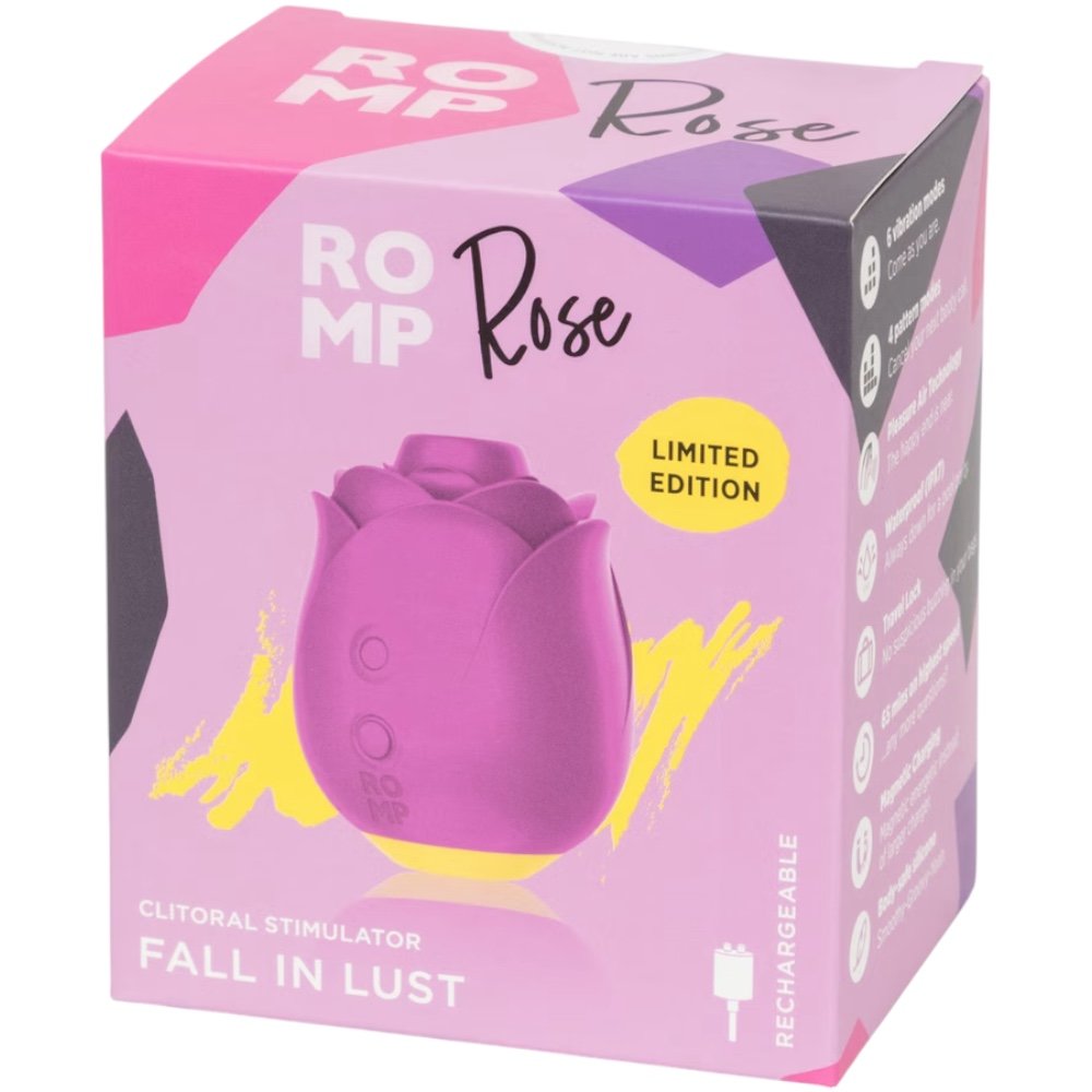 ROMP Rose Limited Edition Rechargeable Silicone Clitoral Suction Stimulator