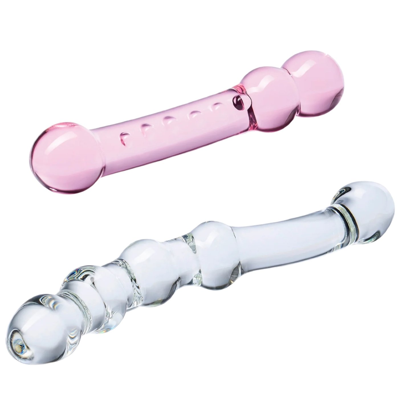 Glas Double Pleasure Glass Dildo Set 6-7.5 Inch