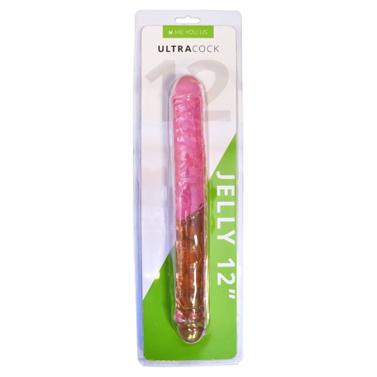 Me You Us Ultra Cock Jelly Realistic Double-Ended Dildo 12 Inch