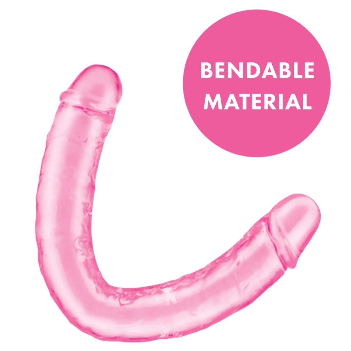 Me You Us Ultra Cock Jelly Realistic Double-Ended Dildo 12 Inch