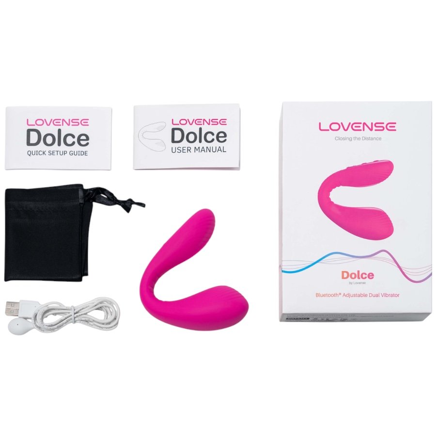 Lovense Dolce App Controlled Dual-Ended Clitoral and G-Spot Vibrator