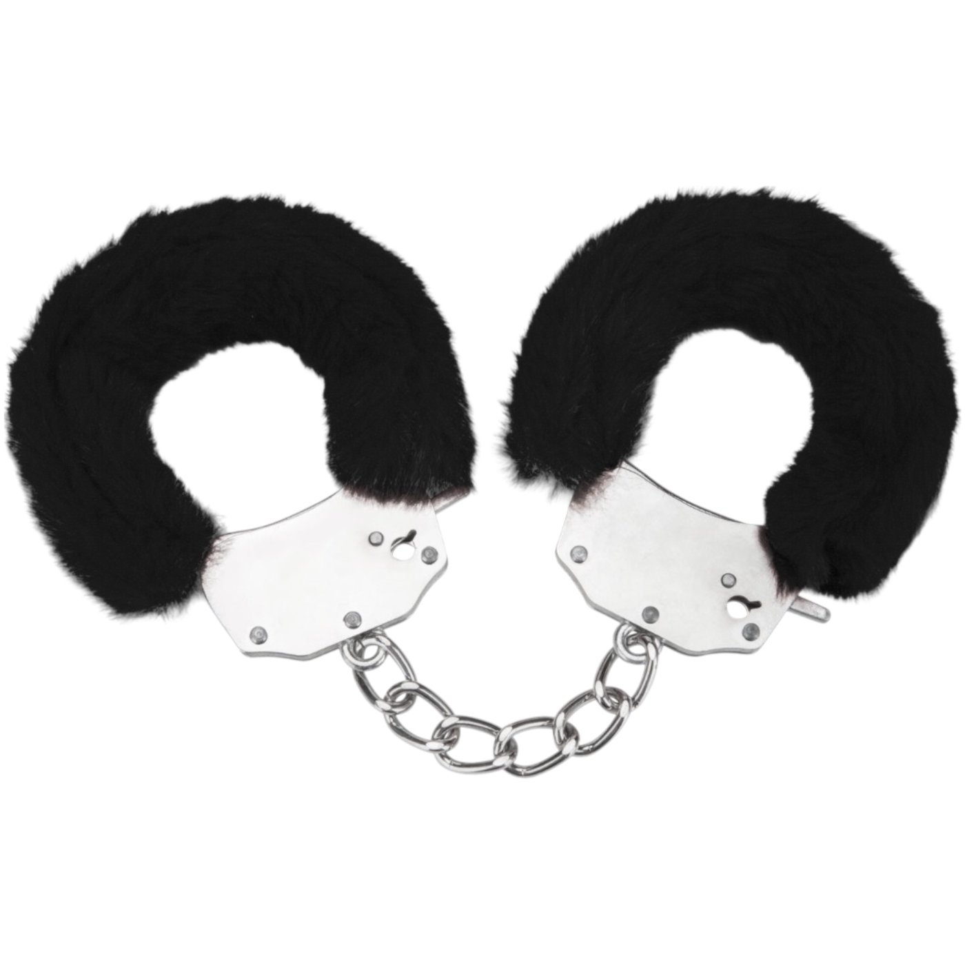 Me You Us Furry Handcuffs Black
