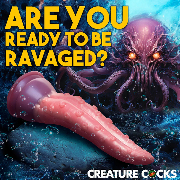 Creature Cocks Octoprobe Tentacle Silicone Dildo with Suction Cup 12 Inch 