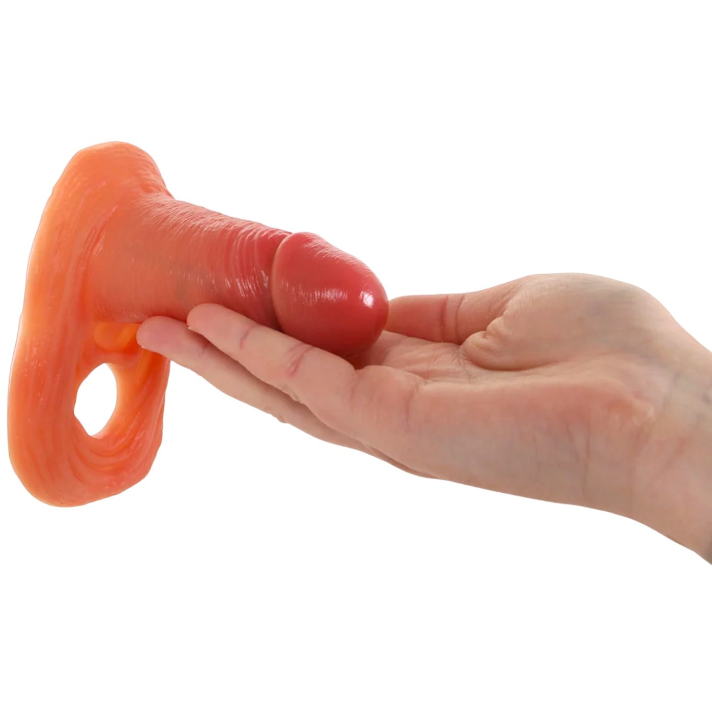 Blue Line 4 Inch Super Real Penis Extension Sleeve with Ball Constriction Loop