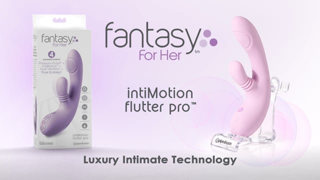 Fantasy For Her IntiMotion Flutter Pro Rechargeable Rabbit Vibrator