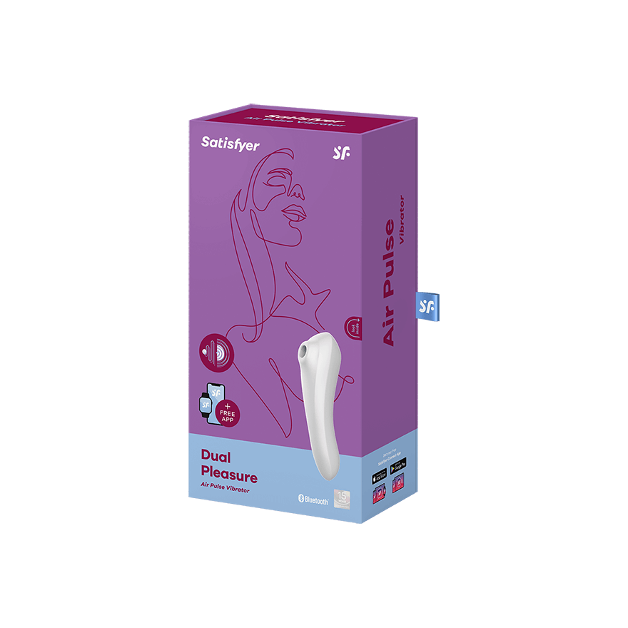 Satisfyer Pleasure Clitoral Massager App Enabled White