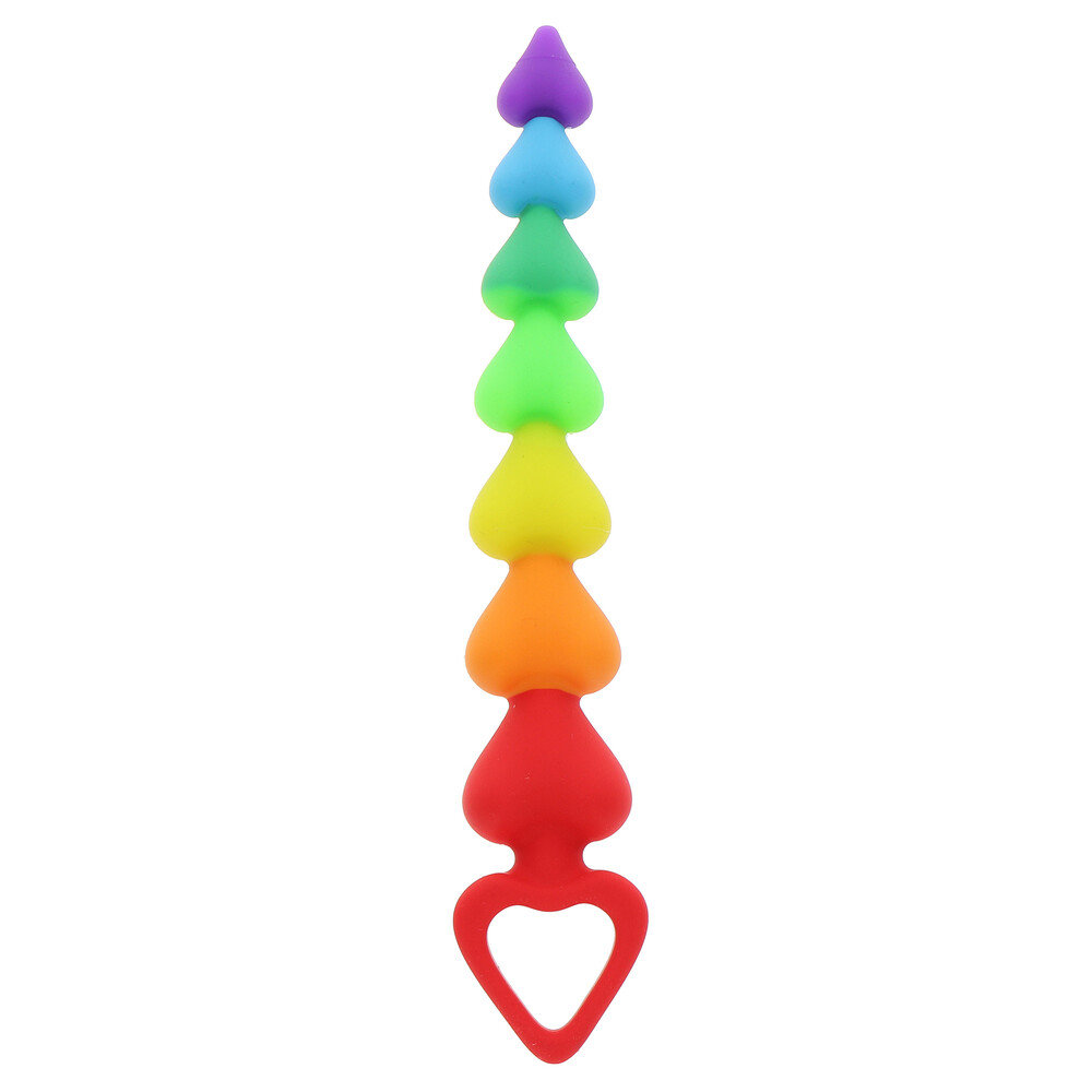 ToyJoy Rainbow Heart Anal Beads – Toy Joy