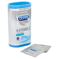 Durex Invisible Extra Sensitive Condoms 12 Pack Durex Invisible Extra Sensitive Condoms 12 Pack