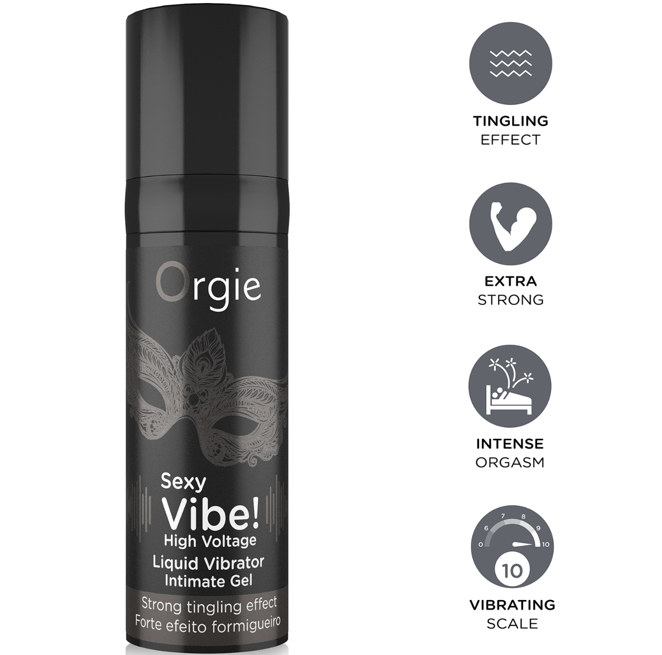 Orgie Sexy Vibe! High Voltage Liquid Vibrator 15ml