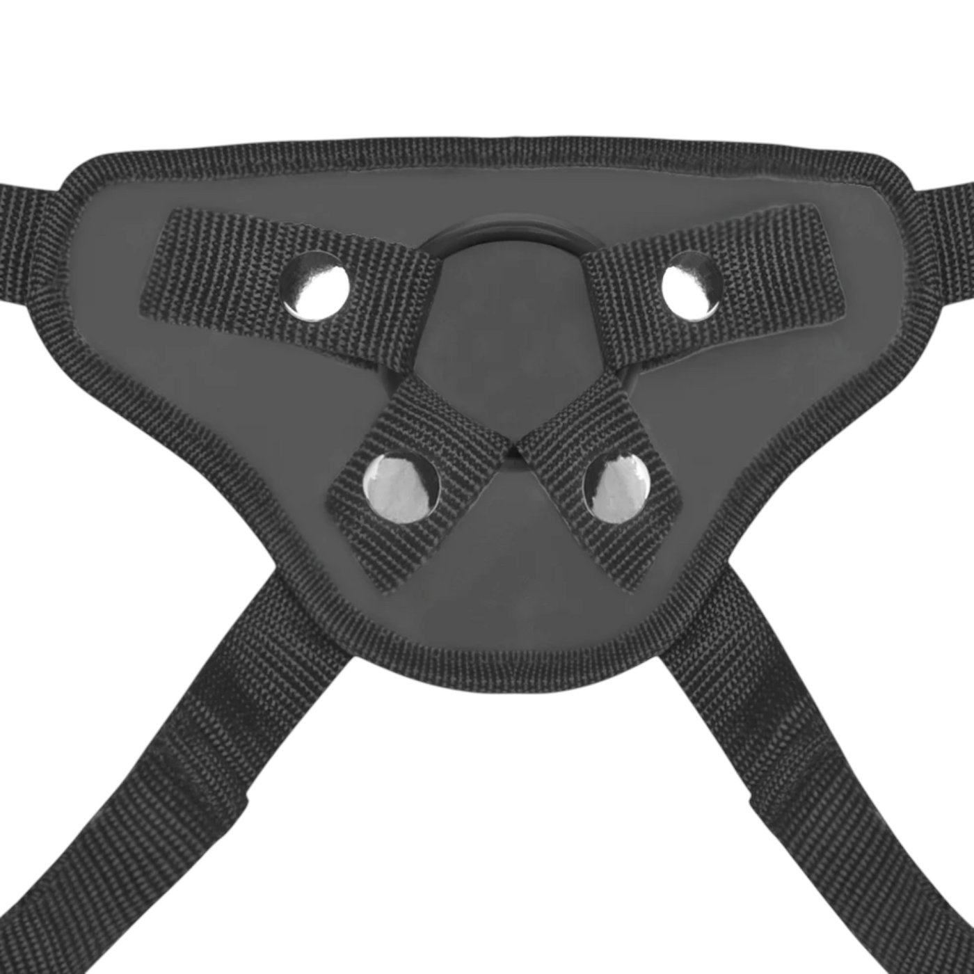 Lux Fetish Beginners Strap-On Harness with Blindfold Black