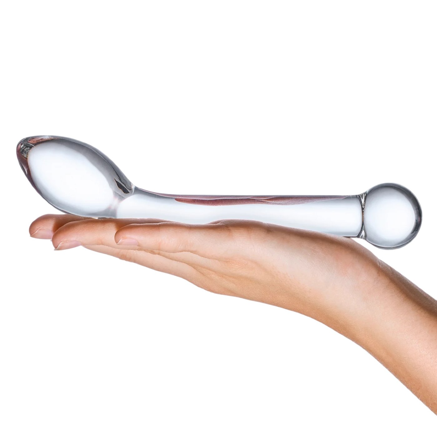 Glas Slimline G-Spot and P-Spot Glass Dildo 8 Inch
