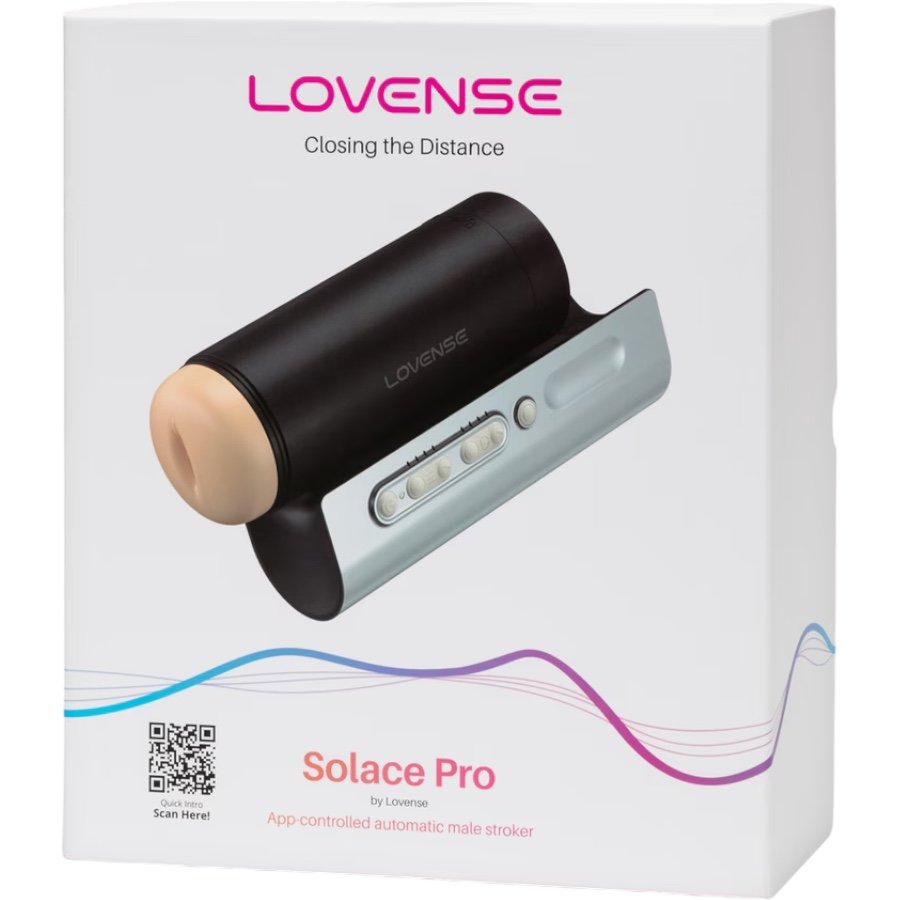 Lovense Solace Pro AI Powered Remote Control Thrusting Male Masturbator