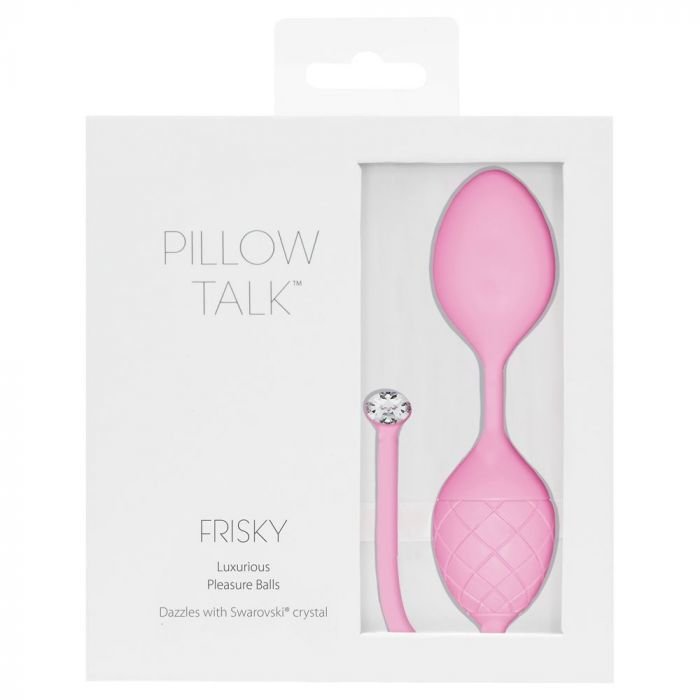 Pillow Talk Frisky Swarovski Crystal Pleasure Balls Pink