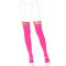 Leg Avenue Opaque Nylon Thigh-High Stockings Neon Pink