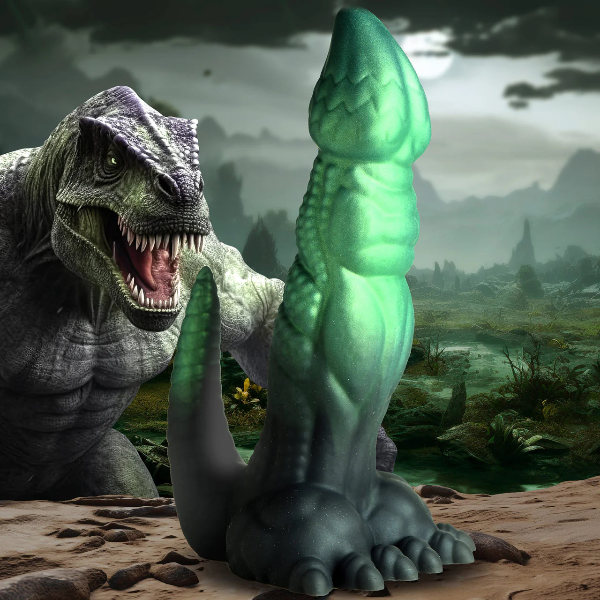 Creature Cocks Dickosaur Dual-Stimulation Silicone Dildo 7.25 Inch