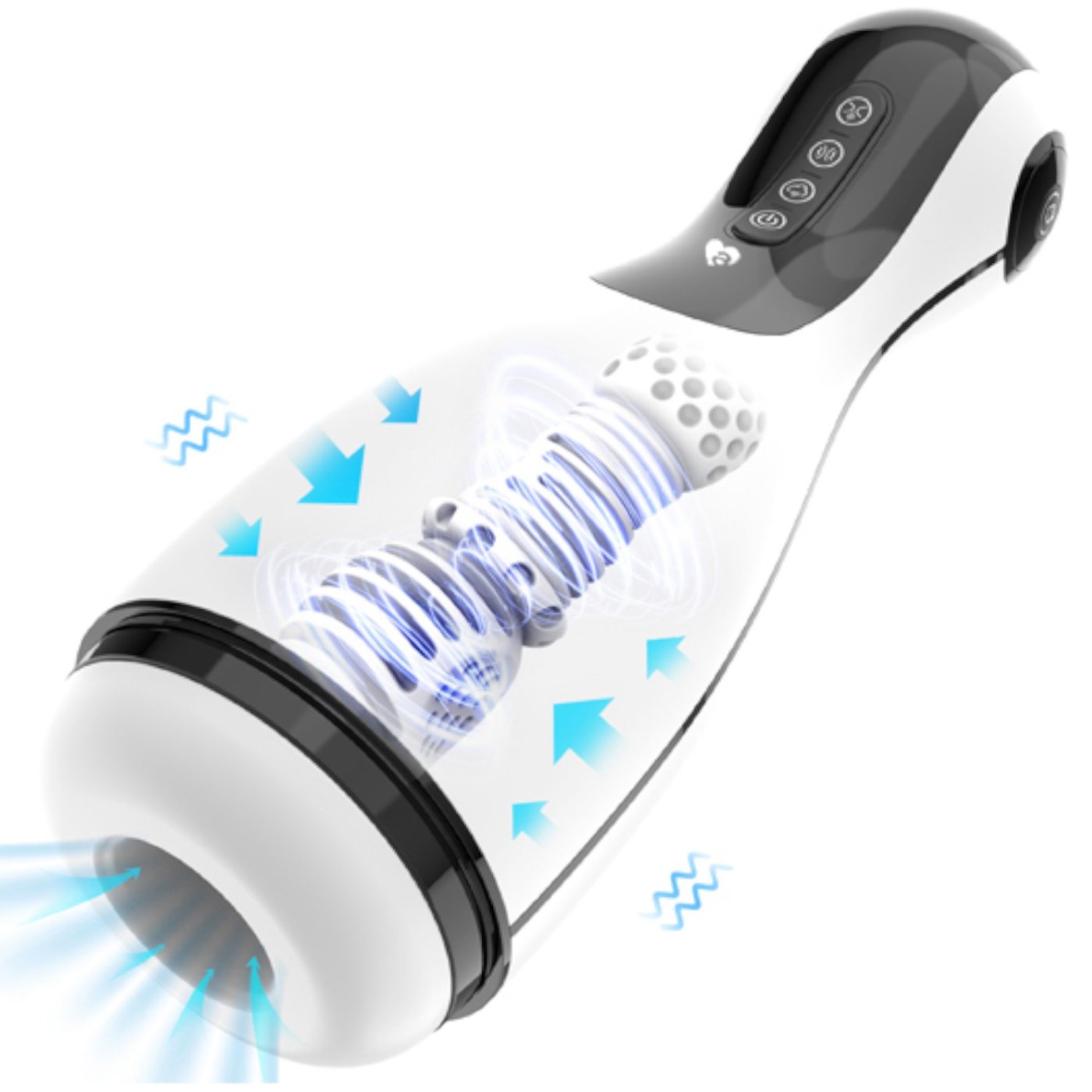 Amovibe Good Night Squeezing Sucking &amp; Vibrating Automatic Male Masturbator